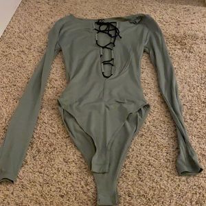Green bodysuit